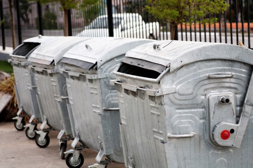 Modern waste collection facilities in South East London