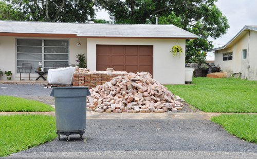 Proper disposal and recycling during clearance