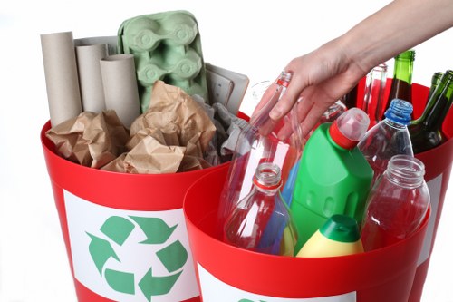 Recycling center in South East London